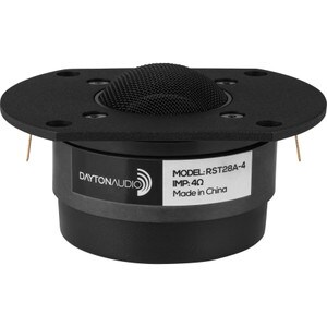 Dayton Audio RST28A-4 1-1/8" Reference Series Aluminum Dome Tweeter with Truncated Faceplate